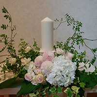 キャンドルオブメモリーのアレンジ　当真朋子ささん作