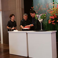 川崎景太デモンストレーションにアシスタントで参加