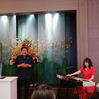 川崎景太デモンストレーションにアシスタントで参加